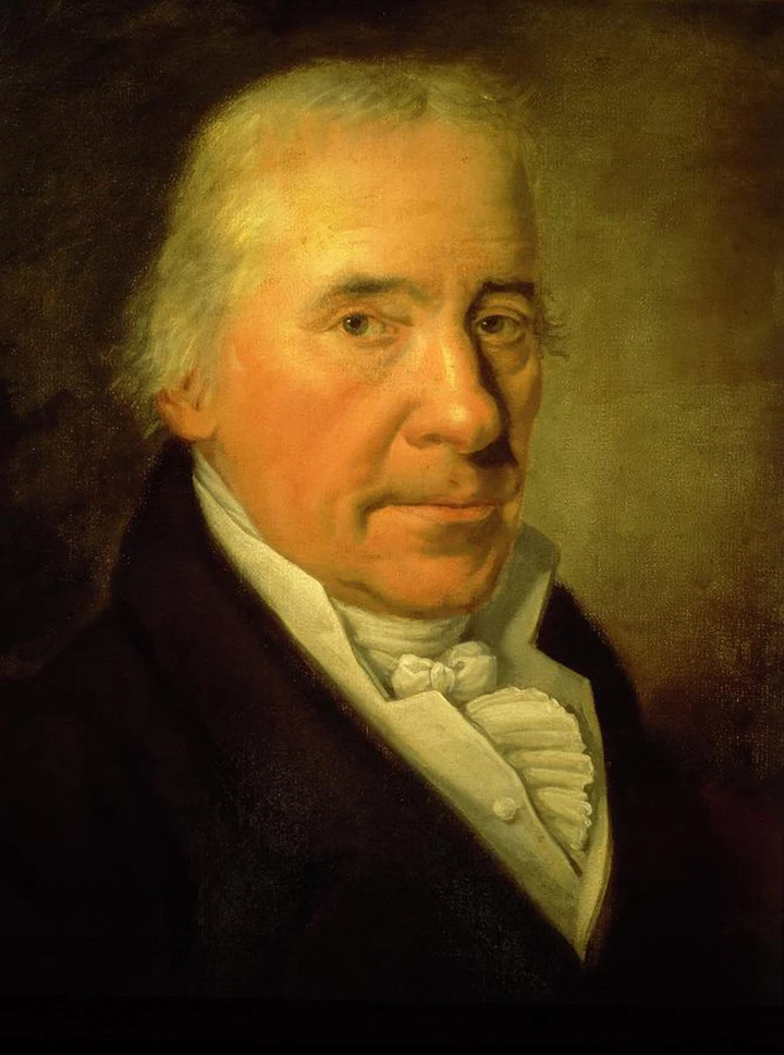 Retrato de Johann Baptist Schenk, uno de los primeros maestros de Beethoven, de autor desconocido. Museo de la Sociedad de Amigos de la Música, Viena.