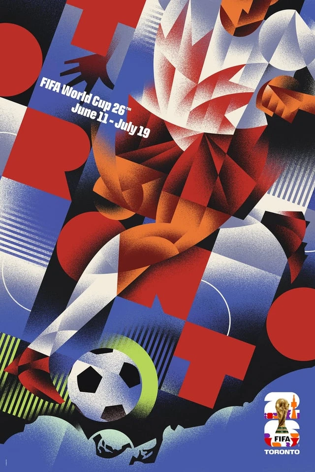Dave Murray (Canadá) Cartel de Toronto para la Copa Mundial 2026