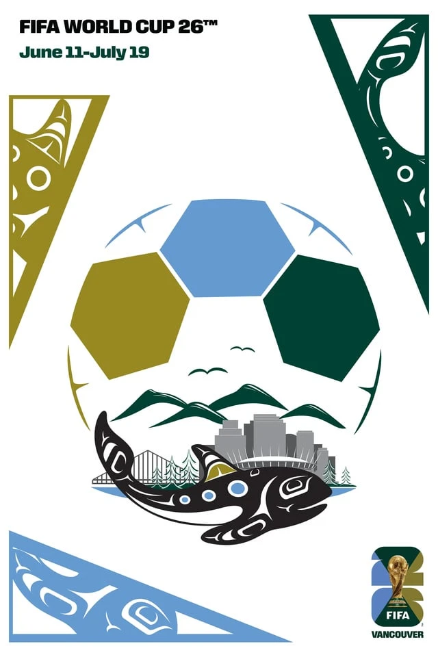 Jamin Zuroski (Canadá) Cartel de Vancouver para la Copa Mundial 2026