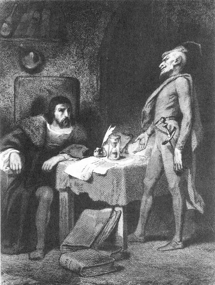 Fausto y Mefistófeles