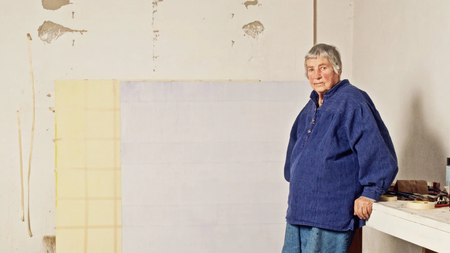 Agnes Martin retrato